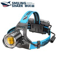 SmilingShark K808 ไฟคาดหัว Headlight Rechargeable ไฟหน้า LED พลังงานสูง 4000 Lumens ไฟหน้า USB ชาร์จใหม่ได้ Zoomable ไฟหน้าตกปลากันน้ำสำหรับ hedlight