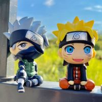 โมเดลนารูโตะ นารูโตะ โมเดล น่ารัก Q นั่ง Naruto Kakashi Figures นารูโตะตกแต่ง ของขวัญวันเกิด 10cm