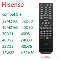 Hisense EN-83801 New Original LCD LED TV HDTV Remote Control Fernbedienung Hisense H32A30 Fit For Model 32M2160 40M2160 32D50 40D50 30D51 40D51 40D52 24D33 32D33 40D36 32W22（Does not support ER-8380232D52)