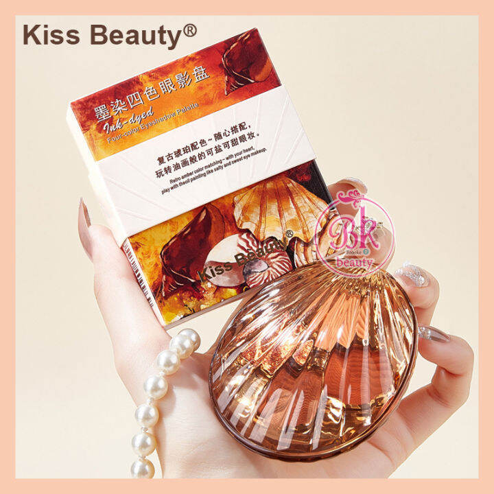 kiss-beauty-อายแชโดว์4เฉดสี-พาเลทใช้เพื่อทำให้ดวงตาของผู้ใช้งานดูโดดเด่นขึ้น-อีกทั้งยังช่วยเพิ่มสีสันให้กับเปลือกตาได้ดีเพิ่มลุคให้ดูดี