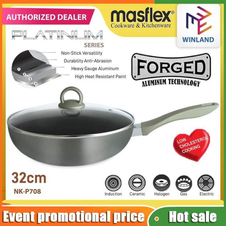 MASFLEX by Winland Platinum Series 32 cm Aluminum Non Stick Induction
