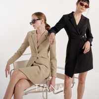 TIANA - Stella Blazer Dress เดรสเบลเซอร์ คอปก