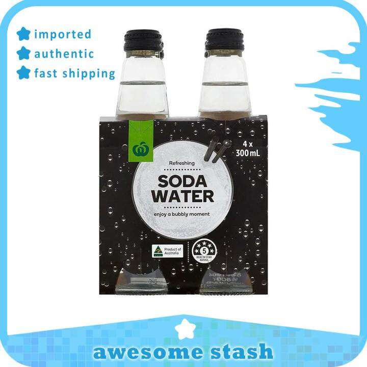 Woolworths Soda Water 300ml x 4 pieces / Australia Lazada PH