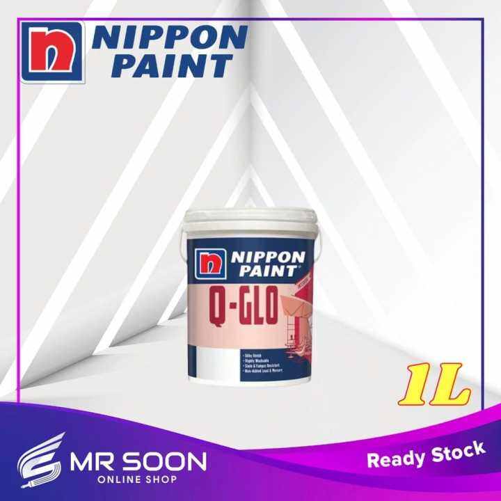 NIPPON PAINT QGlo 1L Interior Paint/Cat Dalam Kilat/Nippon Paint