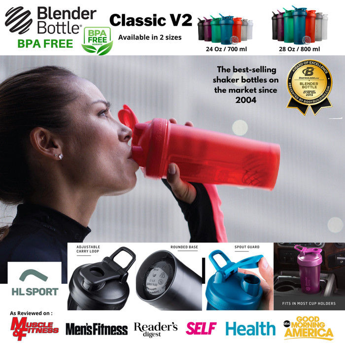  BlenderBottle Classic V2 Shaker Bottle Perfect for