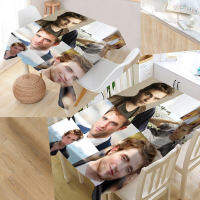 Robert Pattinson Tablecloth 3D Print Oxford Fabric SquareRectangular Dust-proof Table Cover For Party Home Decor Cover 0317