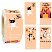 300Pcs/Roll Sealing Labels 300Pcs/Roll Halloween Gift Wrapping Label Stickers Thank You Decorative Sticker Happy Removable New