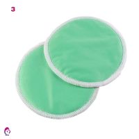 ♦♦ 10Pcs Mom Bamboo Breast Nursing Pad Waterproof Washable Feeding Reusable 3 Layers Thick Pads