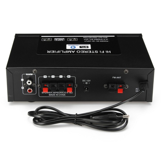 Amplifier with bluetooth original 600w 220v 12v protable amplifier mini - ảnh sản phẩm 5