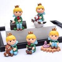 (Gold Seller) Set Of 5 The Little Prince Miniatures Resin Figurine Cake Topper Fairy Garden Decoration Ornament Fox Rose Toys Gift