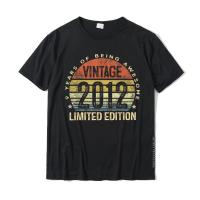 9 Year Old Gifts Vintage 2012 Limited Edition 9Th Birthday T-Shirt Tshirts For Men Geek Tops Tees Funny Design Cotton