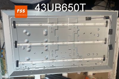 หลอด ทีวี LED BACKLIGHT LG 43 นิ้ว รุ่น 43UH650T มี 3 แถว ละ 9 ดวง ของแท้ถอด จากจอแตก เทสแล้วดีมาก