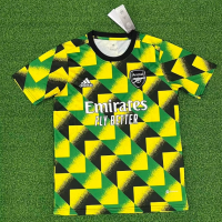 เสื้อยืดอาร์เซนอล23-24ชุดฝึกซ้อมรุ่นพิเศษร่วม Aseno Aubameyang Erde Gao/พัดสำหรับผู้ชายชุดเสื้อผ้าเล่นฟุตบอล