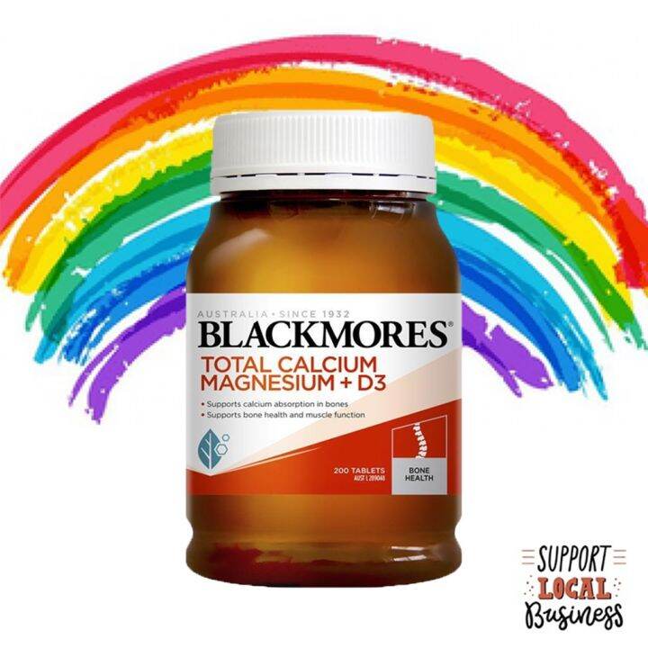 Blackmores Total Calcium & Magnesium + D3 200 Tablets Lazada Singapore