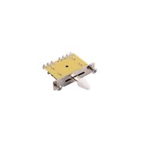 ；。‘【 5 Way Pickup Selector Switch With White Tip For Stratocaster Electirc Guitars