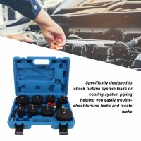 9 Pcs Turbo System Leakage Tester Turbocharger Air Pressure Boost ชุดทดสอบการรั่วไหลพร้อมเครื่องวัดความดัน