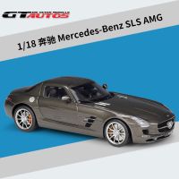 1:18 GTA Mercedes Benz แบบ Sls Amg แบบจำลองรถยนต์คลาสสิกแบบอัตโนมัติย้อนยุคที่เก็บยาพิษตกแต่งรถยนต์