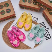 2023 Melissa Childrens Shoes Love Roman Sandals Flat Heel Sandals Girls Beach Shoes Fragrant