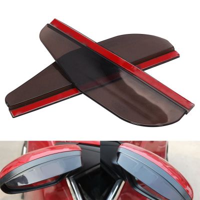 【HOT】☏ 1Pair Rear View Side Mirror Board Eyebrow Guard Car Accessories Color / Transparent