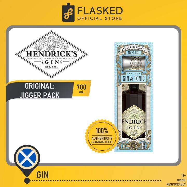 Hendricks Gin 700mL Jigger Pack Lazada PH