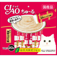 ขนมแมว CIAO CAT FOOD Churu ขนมแมวเลีย รสทูน่าเนื้อขาว 14 กรัม x 20 ซอง