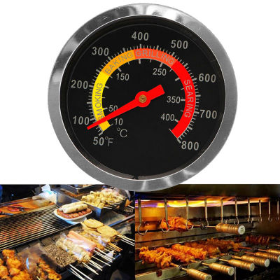 Stainless Steel Barbecue BBQ Smoker Grill Temperature Gauge Oven Thermometer Y2Y3