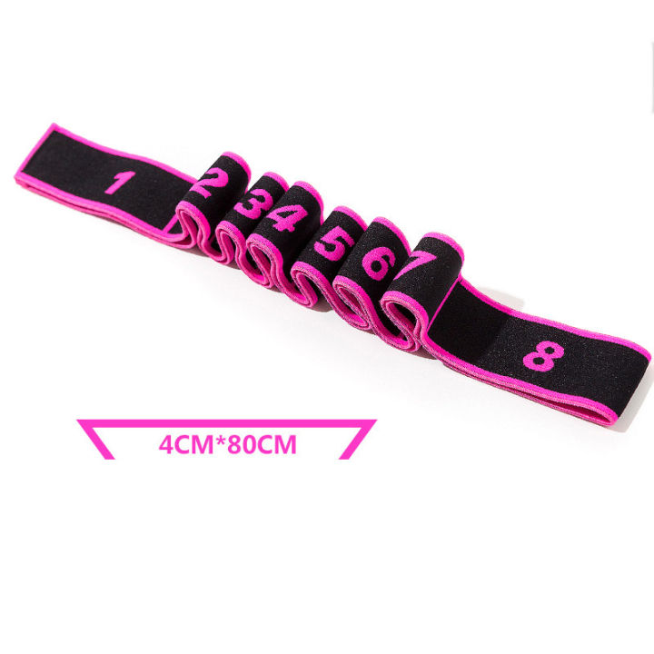 Fitness Exercise Women Man Latin Dance Elastic Stretch Belt Exercise Pull Strap Sports Yoga Resistance Band For Body Building