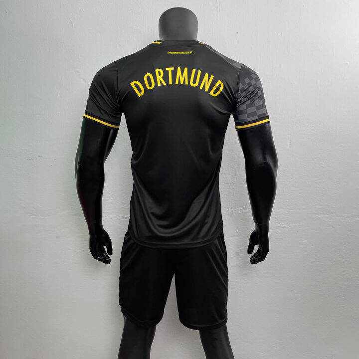 ชุดฟุตบอล-ชุดกีฬา-ชุดออกกำลังกายผู้ใหญ่-dortmund-เสื้อ-กางเกง-เกรด-a