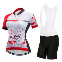 Summer Women Road Bike Dress Clothes Suit Cycling Shorts Shirt Jersey Set Bicycle MTB Clothing Bib Pants Jumpsuit Kit Maillot