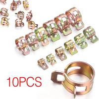 10Pcs Car Spring Clip 5-16mm Fuel Oil Water Hose Pipe Tube Clamp Fastener Car Styling Replacement Clips Motorcycle Hose Clamp