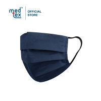 Medtex รุ่น M3 หน้ากากผ้ามัสลิน 3 ชั้น สีกรมท่า (บรรจุ 1 ชิ้น)