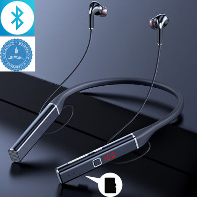 TWS Magnetic Neckband Headphone 100 hours Wireless Earphone IPX3 Sport Headset Waterproof Noise Cancelling Microphone
