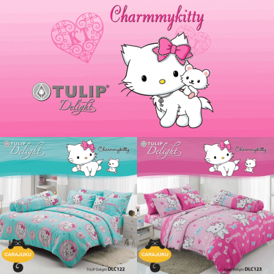 TULIP DELIGHT ชุดผ้าปูที่นอน+ผ้านวม 3.5 ฟุต ชาร์มมี่ คิตตี้ Charmmy Kitty (ชุด 4 ชิ้น) (เลือกสินค้าที่ตัวเลือก) #ทิวลิป ผ้าปู ผ้าปูที่นอน ผ้าปูเตียง