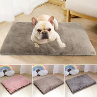 【YF】 Thick Winter Dog Bed Mat Warm Pet Cat Sleeping Mats Cushion Soft Kennel Cushions for Small Medium Large Dogs Cats