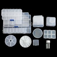 Top selling Transparent Plastic Storage Box Clear Square Multipurpose Display Case Plastic Jewelry Storage Boxes Tool Storage Shelving
