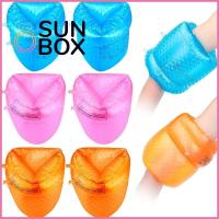 SUN BOX 2Pcs การฝึกว่ายน้ำ ทุ่นลอยน้ำสำหรับเด็ก การฝึกความปลอดภัย วงกลมสำหรับว่ายน้ำ ห่วงยางสวมแขนสำหรับว่ายน้ำ พองลอยมือ ปลอกแขนแบบลอย สายรัดแขนเรืองแสง