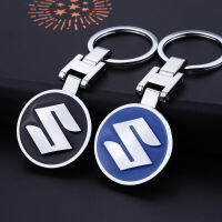 High quality metal car keychain Car emblem key ring Suzuki car accessories