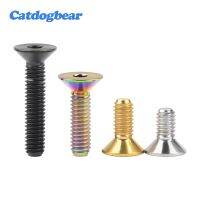 Catdogbear Titanium Alloy M3/M4 Countersunk Head Bolt Socket Head Cap Screw For Bicycle 6mm 8mm 10mm 12mm 15mm 20mm