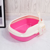 Cat litter box semi-enclosed cat litter box cat toilet small bentonite cat litter box cat deodorant cat poop pot