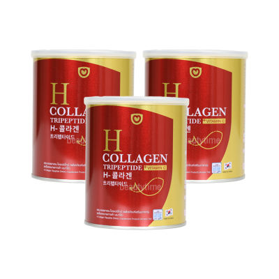 Amado H Collagen Tripeptide อมาโด้ เอช คอลลาเจน ไตรเปปไทด์ (100 กรัม x 3 กระป๋อง)