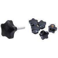 M8x40mm Screws Star Head Wing Screw Clamp Knob with 5Pcs M8 Female Thread 32mm Star Head Clamping Nuts Knob