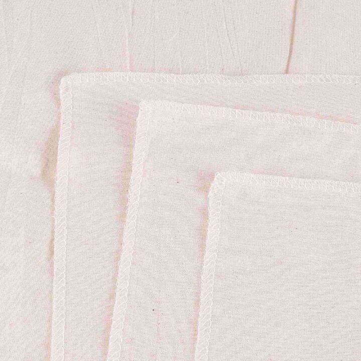 Muslin Cloths for Cooking, 50X50cm, Grade Hemmed Cheese Cloths for Straining,  Unbleached Pure Cotton Cheese Cloth 12 Pcs