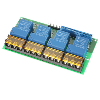 4-Channel DC 12V 30A Relay Module Control Board Optocoupler Isolation High/Low Trigger