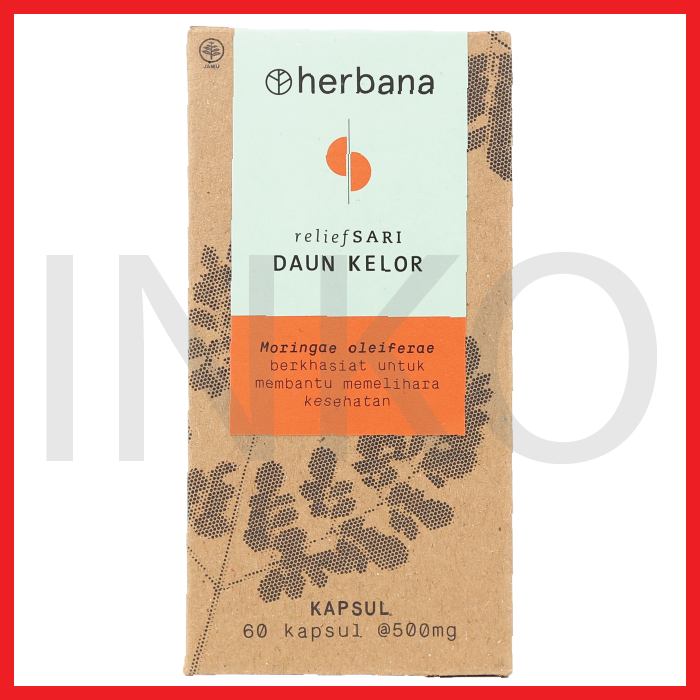 HERBANA RELIEF SARI DAUN KELOR 60KAPSUL Lazada Indonesia