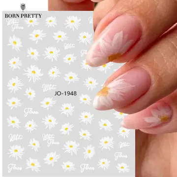 Daisy flower Nail Art Sticker Peel off daisies Stickers