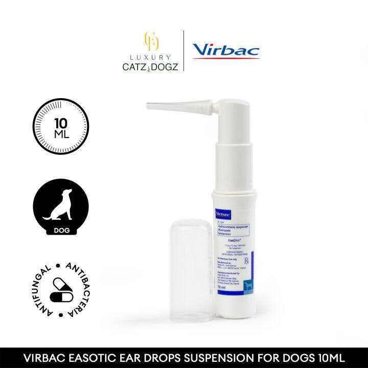 Virbac Easotic Ear Drops Suspension for Dogs 10ml Lazada PH