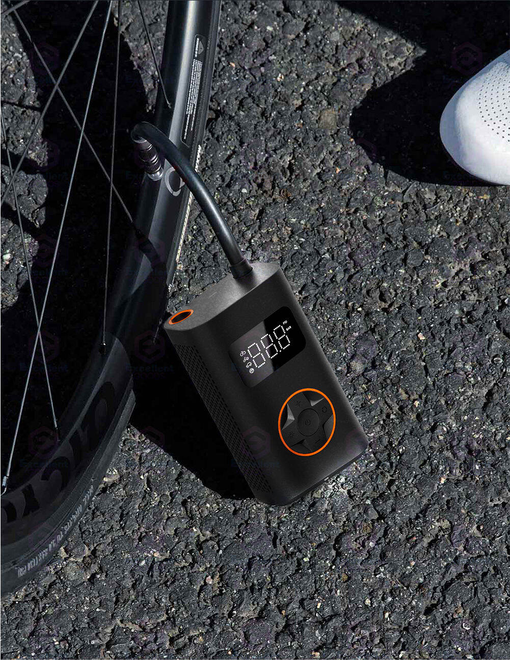 Qicycle Portable Electric Air Pump N2 Inflatable Treasure เครื่องสูบลม