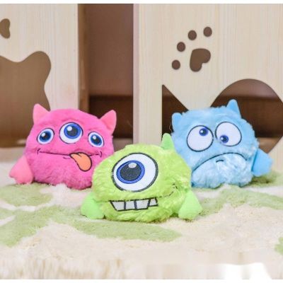 Interactive Monster Plush Giggle Ball Shake Crazy Bouncer Dog Toy Exercise Electronic Toy For Puppy Motorized Entertainment Pets Toys