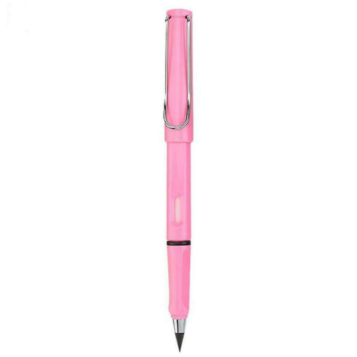 ปากกาอัตโนมัติปากกาเขียนปากการะบายสีดินสอชอว์โลหะไม่มีหมึกปากกาเขียนเขียนไม่จำกัด