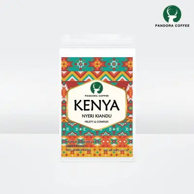 Pandora Coffee เมล็ดกาแฟ เคนยา Kenya Nyeri Kiandu คั่วอ่อน Light Roast เกรด AB